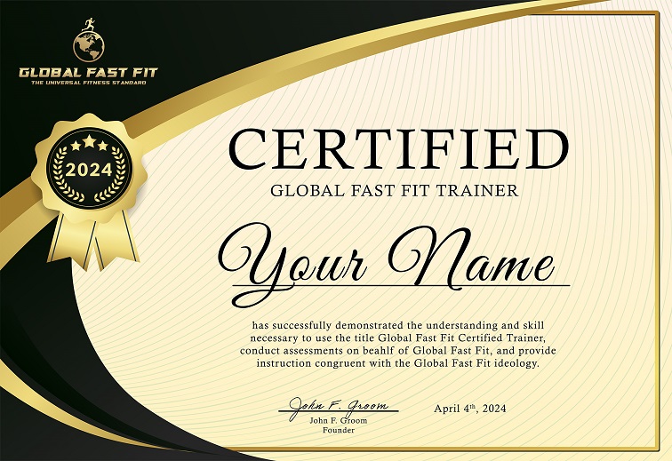 Sample Trainer Certificate